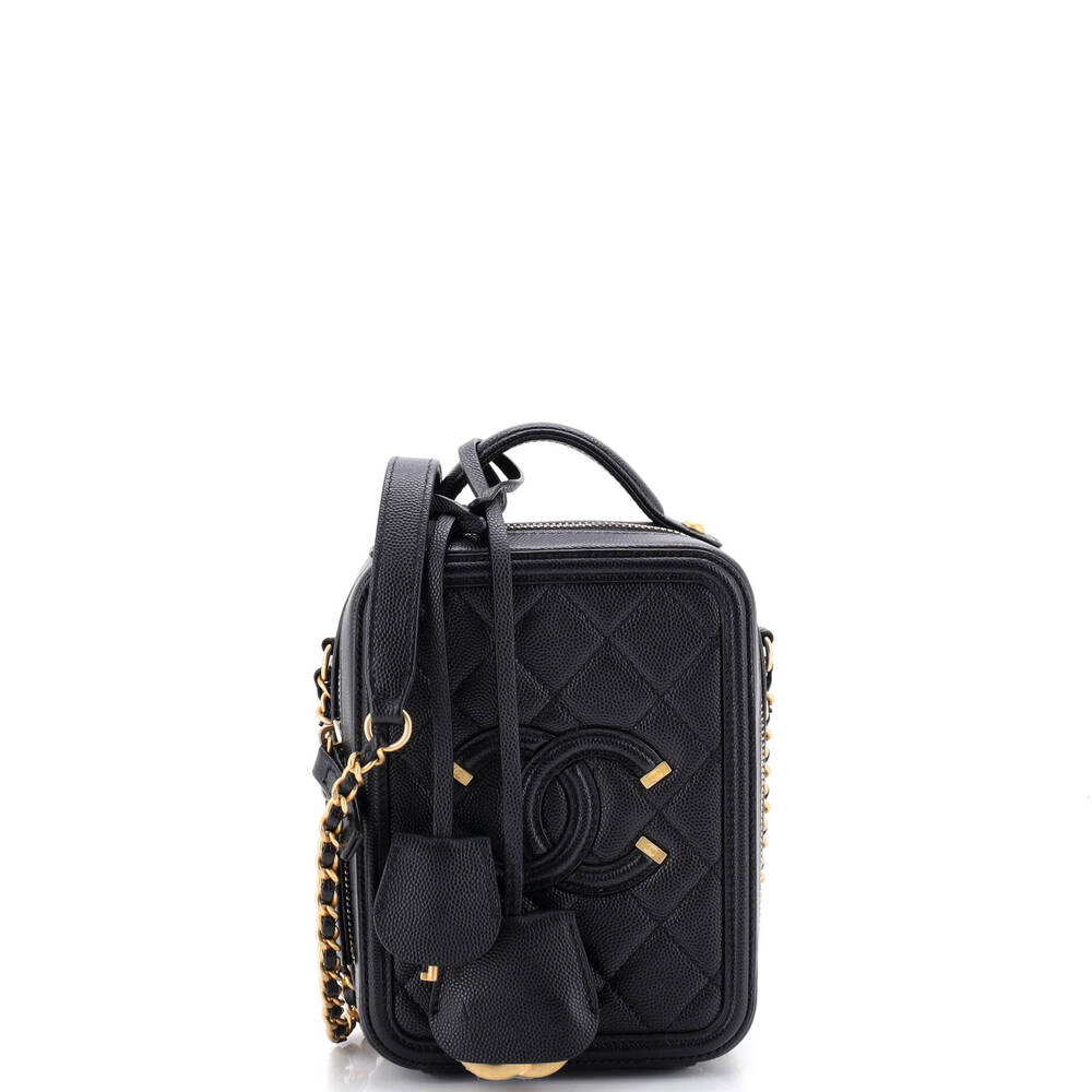 Chanel Filigree Vertical Vanity Case #222422C43B